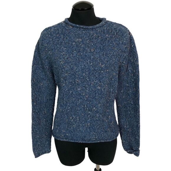 Charter Club Blue Crew Neck Sweater - Women’s M - Picture 1 of 6